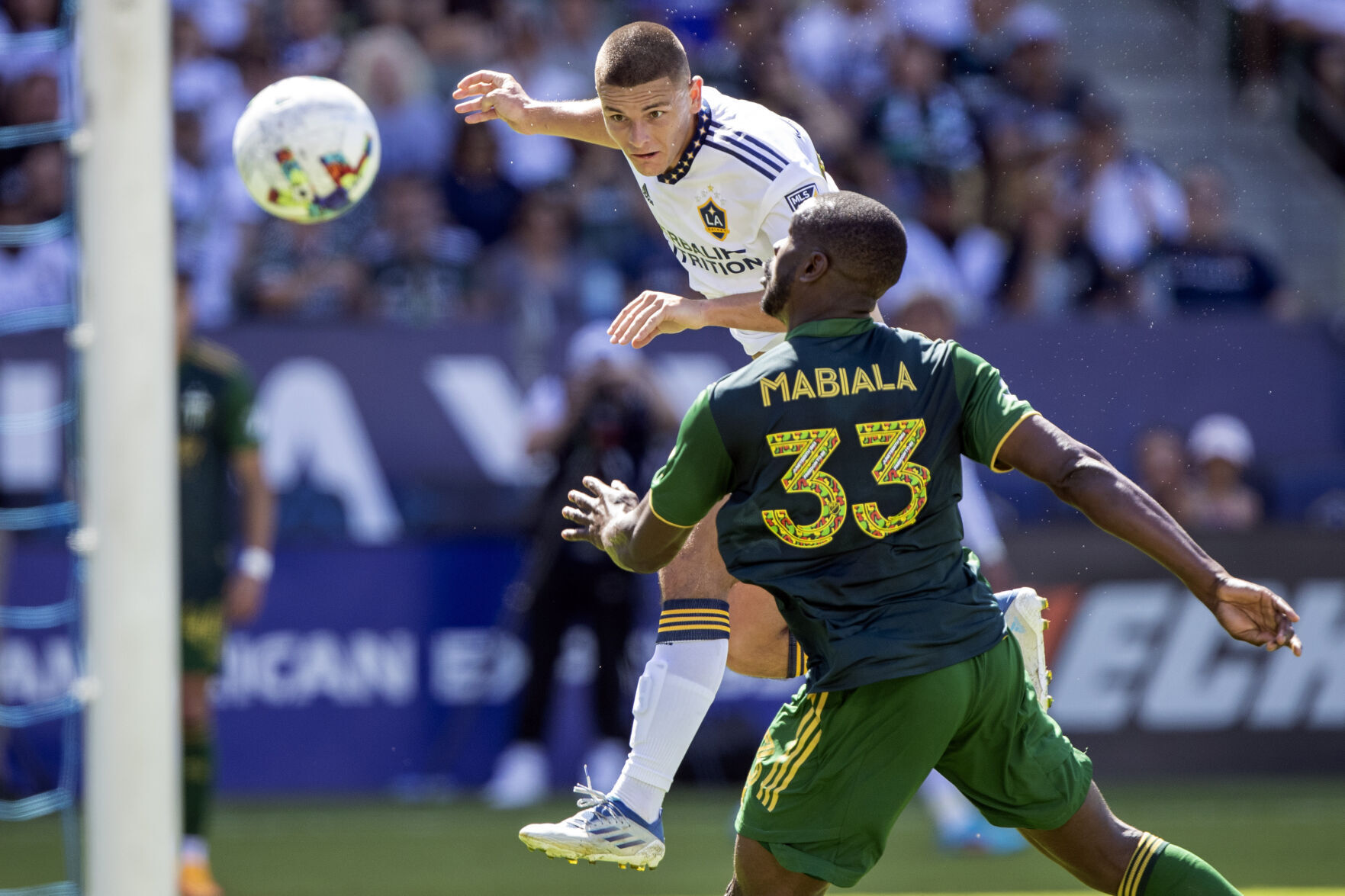 APTOPIX MLS Timbers Galaxy Soccer